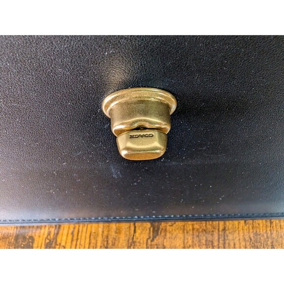 Authentic Coach Parker Shoulder Bag Black Leather Gold toned Chain Strap - Picture 13 of 16